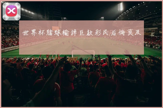 世界杯赌球输掉巨款彩民后悔莫及